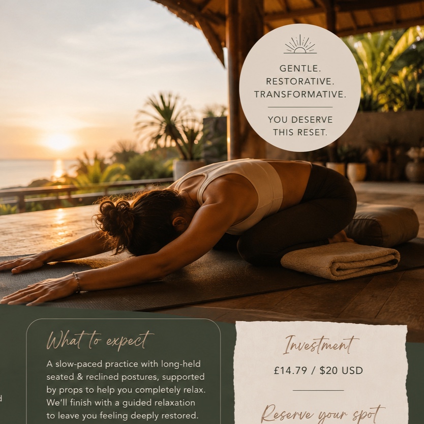 Yin Yoga for Burnout Recovery